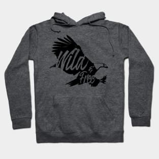 wild and free bald eagle Hoodie